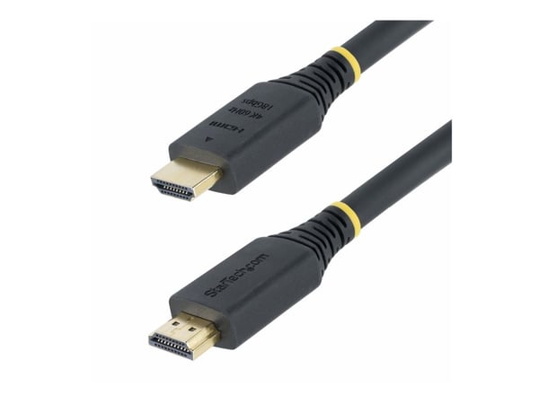 StarTech.com HDMI2-CABLE-4K60-5M, 5 m, HDMI-tyyppi A (vakio), HDMI-tyyppi A (vakio), 18 Gbit/s, Äänen paluukanava (ARC), musta