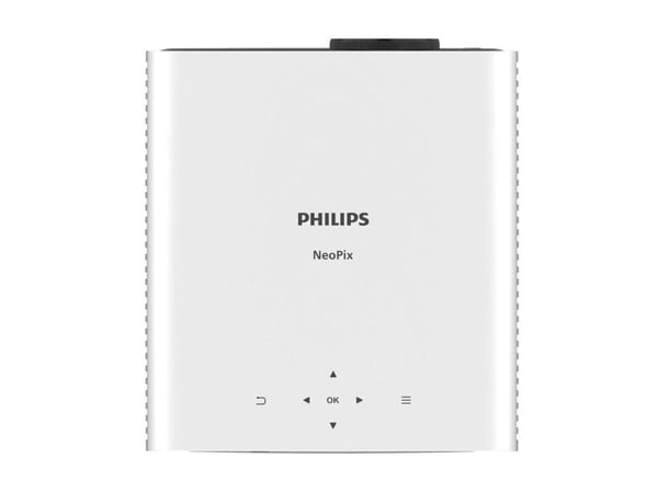 Philips NeoPix NPX550 - LCD-projektor - 500 lumen - Full HD (1920 x 1080) - 16:9 - 1080p - 802.11a/b/g/n/ac wireless / Bluetooth 4.2 - hvit