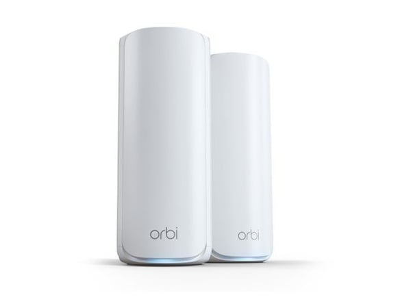NETGEAR Orbi 770 Series RBE772 - Wi-Fi-system - (ruter, utvider) - inntil 4500 kvadratfot - maske 1GbE, Wi-Fi 7 Multibånd