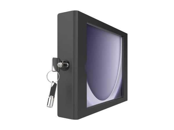 Compulocks Galaxy Tab A9 Apex Enclosure Wall Mount - Innhegning - for nettbrett - låsbar - høyverdig aluminium - svart - skjermstørrelse: 8.7" - ve...