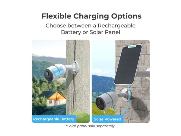 Reolink Go Series Plus - Nettverksovervåkingskamera - kule - værbestandig - farge (Dag og natt) - 4 MP - 2560 x 1440 - 2K - fastfokal - lyd - trådl...