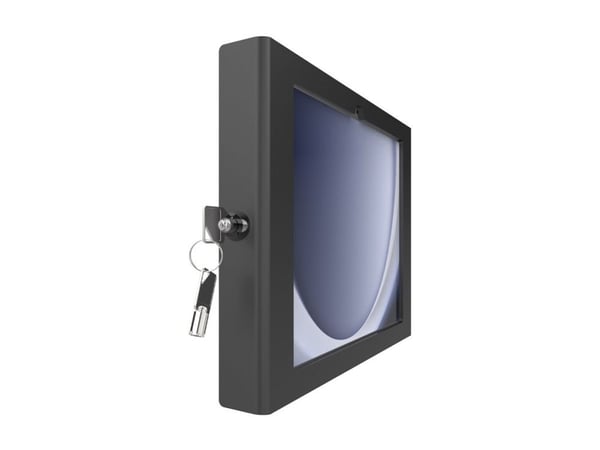 Compulocks Galaxy Tab A9+ Apex Enclosure Wall Mount - Innhegning - for nettbrett - låsbar - høyverdig aluminium - svart - skjermstørrelse: 11" - ve...