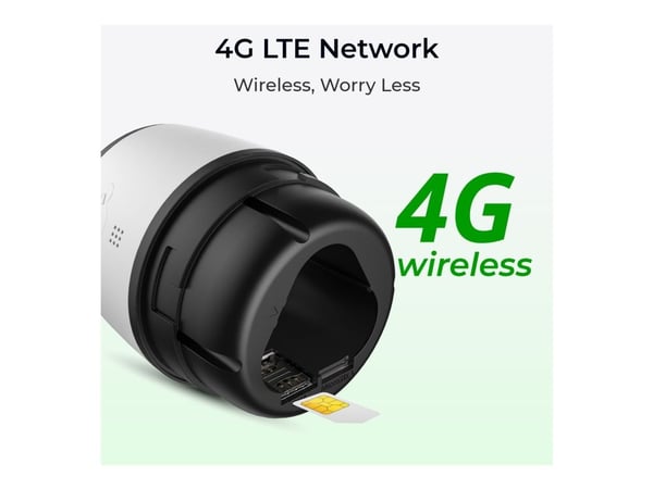 Reolink Go Series Plus - Nettverksovervåkingskamera - kule - værbestandig - farge (Dag og natt) - 4 MP - 2560 x 1440 - 2K - fastfokal - lyd - trådl...