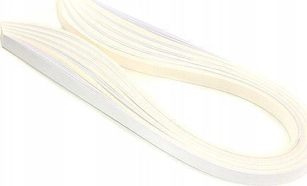 CreativeHobby quillingstrimler 3 mm – 100 stk hvit-perlemor