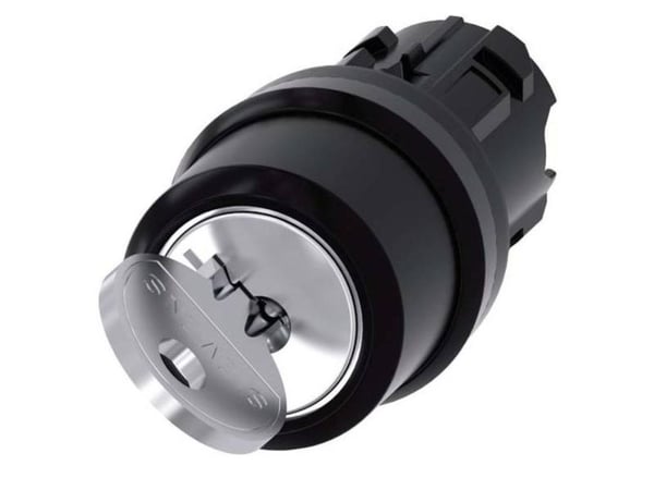 Siemens 3SU10004BF210AA0 nyckelkontakt 1 x 90° IP66, IP67, IP69/IP69K 1 st