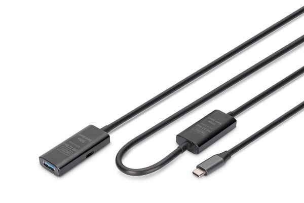 DIGITUS Active USB-C-jatkojohto 10m