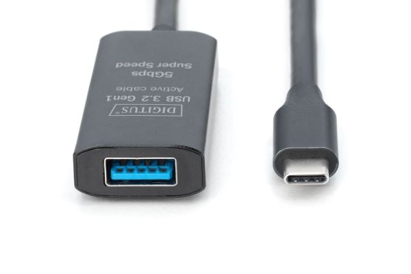 DIGITUS Active USB-C-jatkojohto 10m