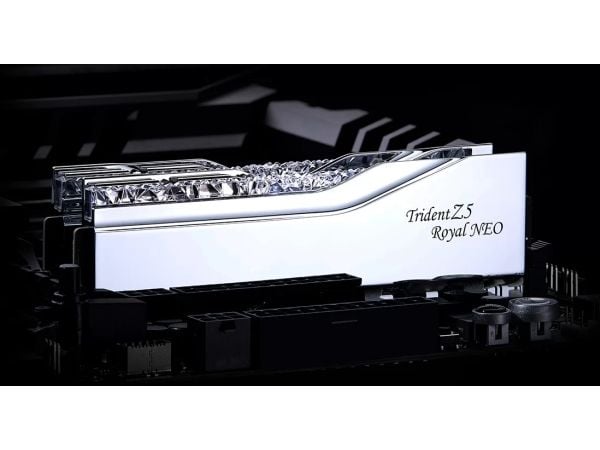G.Skill Trident Z5 Royal Neo - DDR5 - sett - 32 GB: 2 x 16 GB - DIMM 288-pin - 8000 MT/s / PC5-64000 - CL38 - 1.45 V - ikke-bufret - ikke-ECC - sølv