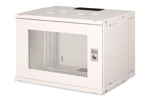 Digitus SOHO PRO Series - Skap - 540x400 mm (WxD) - veggmonterbar - RAL 7035, lysegrå - 7U - 19"