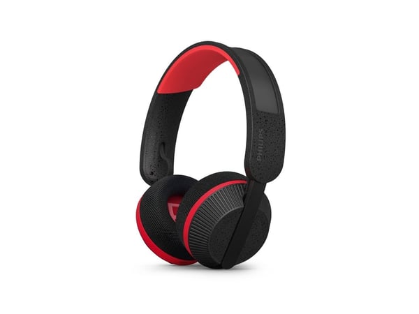 Philips TAA6219BK - Hodetelefoner med mikrofon - over-øret-montering - Bluetooth - trådløs - svart