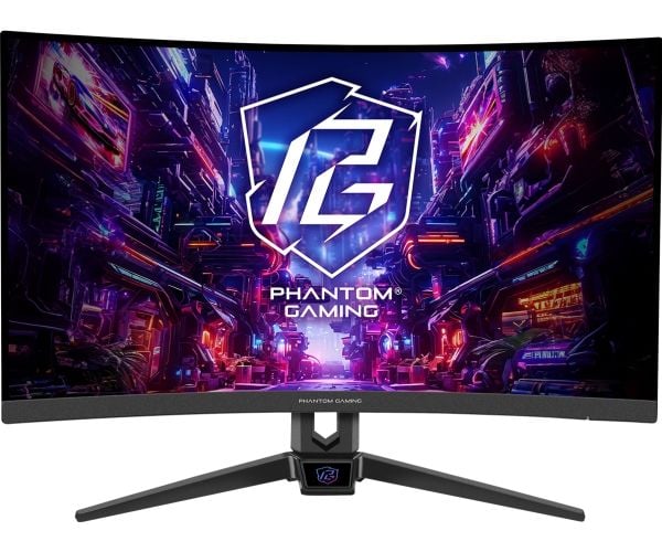 ASRock 27" buet spillskjerm PG27FRS1A 2xHDMI DP-høyttalere 2x2W