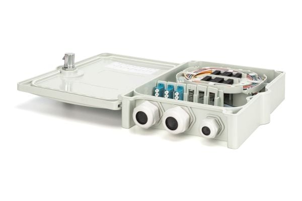FTTH-distributionsbox, singlemode, LC-PC