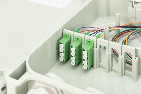 FTTH-distributionsbox, singlemode, LC-APC