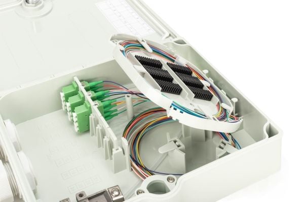FTTH-distributionsbox, singlemode, LC-APC
