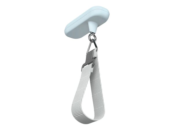 Hama 00139545, Elektronisk, 50 kg, Blå, Grå, kg, lb, oz, Strop / Belte, Akrylonitril-butadien-styren (ABS), Polyester
