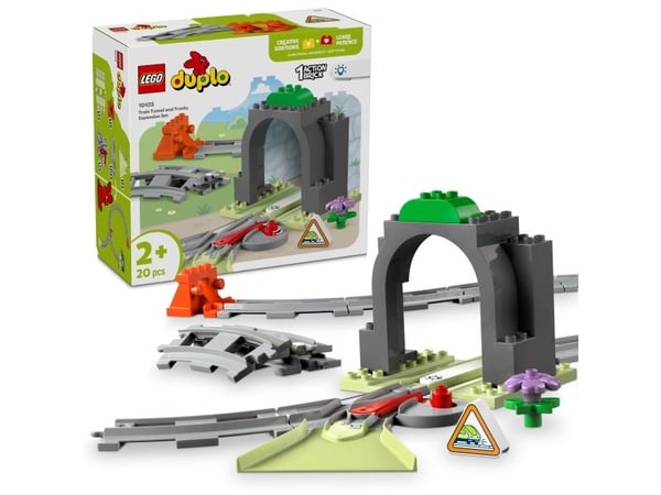 LEGO DUPLO Town 10425 Utvidelsessett med togtunnel og skinner