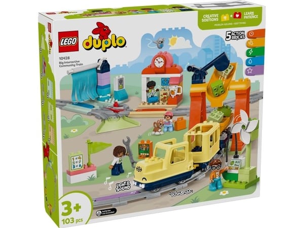 LEGO DUPLO Town 10428 Stort, interaktivt lokaltog