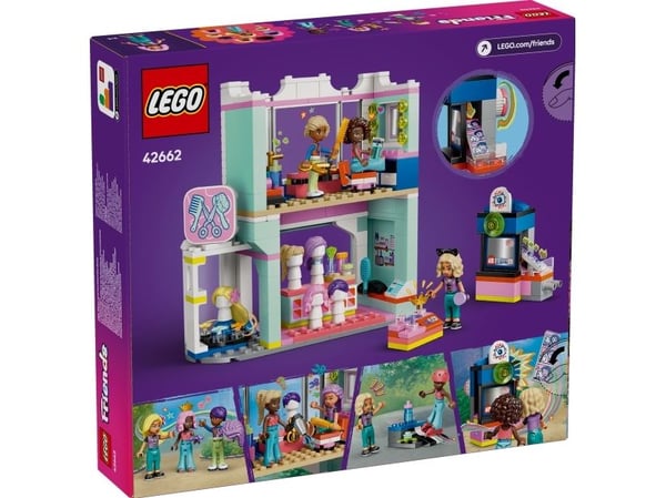 LEGO Friends 42662 Kampaamo ja asusteliike