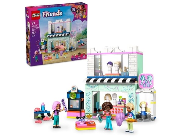 LEGO Friends 42662 Frisør og butikk med hårtilbehør