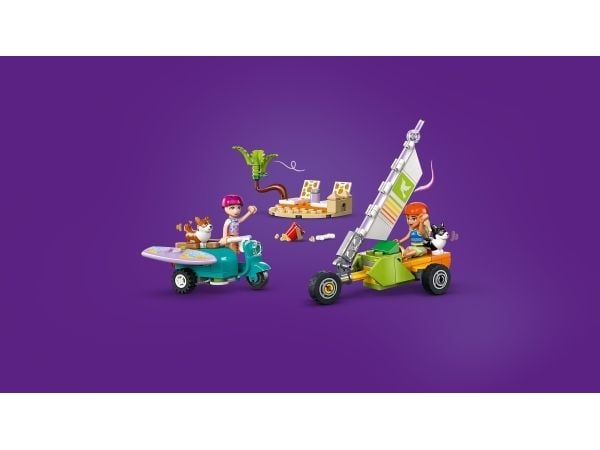 LEGO Friends 42641 Äventyr med surfhundar och vespa