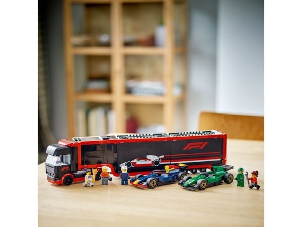 LEGO City 60445 F1-trailer med F1 RB20 og AMR24