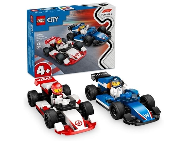 LEGO City 60464 F1 Williams Racing og Haas F1 racerbiler