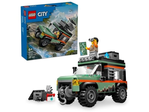 LEGO City 60447 4-hjulsdriven terrängbil för bergskörning
