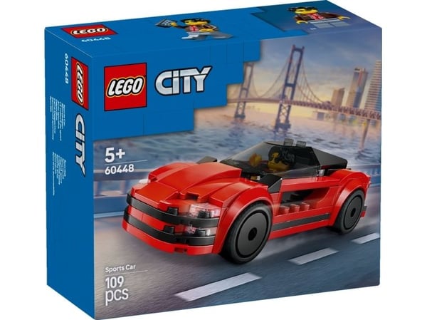 LEGO City 60448 Punainen urheiluauto