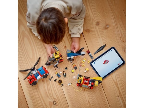 LEGO City 60462 Pakke med helikopter, brannbil og ubåt
