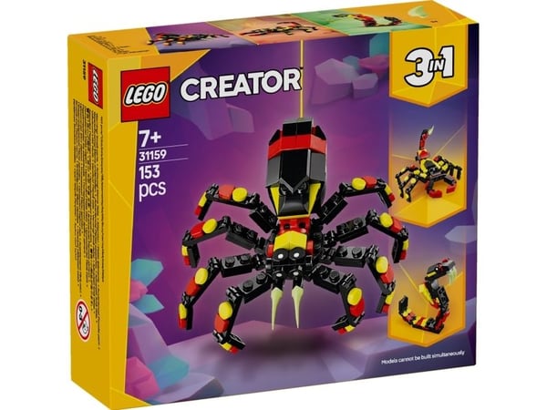 LEGO Creator 31159 Ville dyr: Overraskende edderkopp