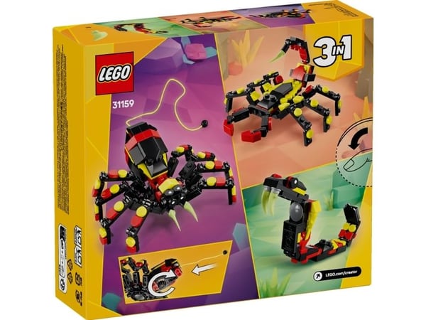 LEGO Creator 31159 Ville dyr: Overraskende edderkopp
