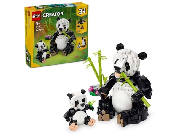 LEGO Creator 31165 Vilda djur: pandafamilj