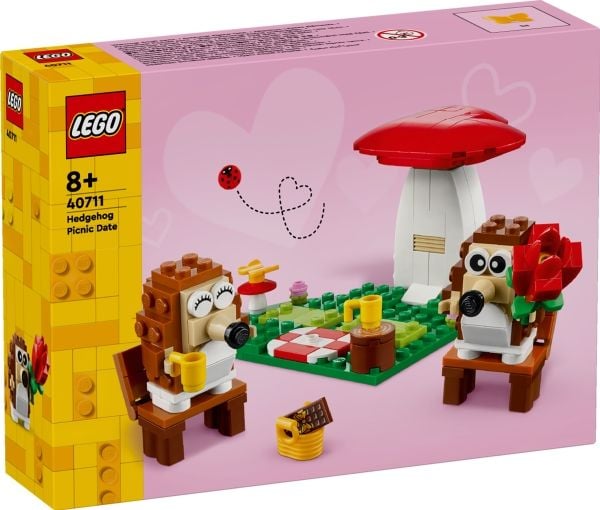 LEGO Iconic 40711 Pinnsvin på piknik-date