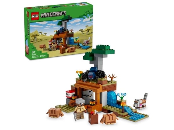 LEGO Minecraft 21269 Expeditionen till bältdjursgruvan