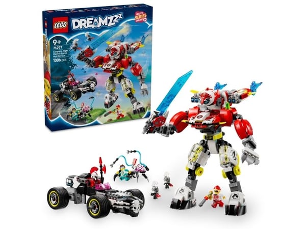 LEGO DREAMZzz 71497 Coopers tiger-mech og Zeros hotrod-bil