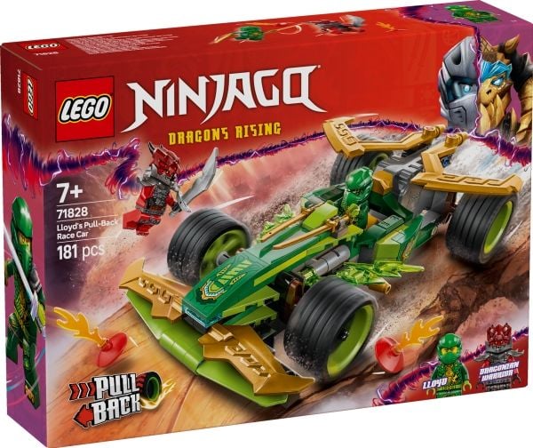 LEGO Ninjago 71828 Lloyd's pull-back kilpa-auto