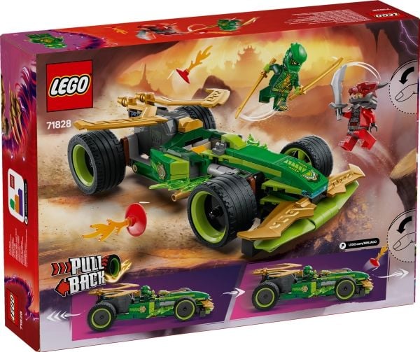 LEGO Ninjago 71828 Lloyd's pull-back kilpa-auto