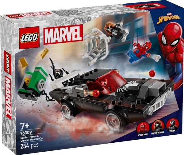 LEGO Super Heroes 76309 Spider-Man mot Venom med muskelbil