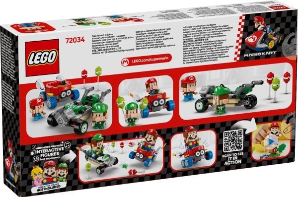 LEGO Super Mario 72034 Mario Kart™ – Baby Mario mot Baby Luigi