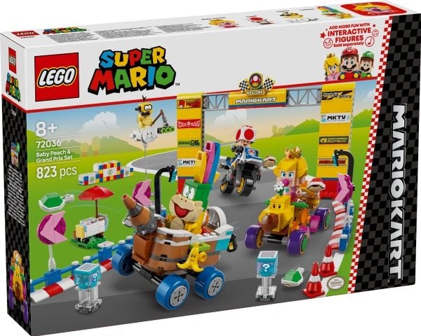 LEGO Super Mario 72036 Mario Kart™ – Baby Peach og Grand Prix