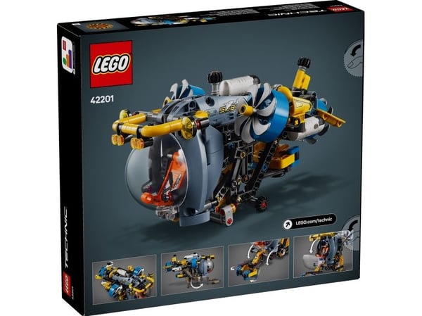LEGO Technic 42201 Ubåt för djuphavsforskning