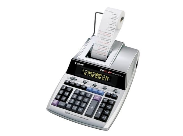 Canon MP1411-LTSC - Utskriftskalkulator - LCD - 14 sifre - AC-adapter, minnereservebatteri - sølvmetallfarge