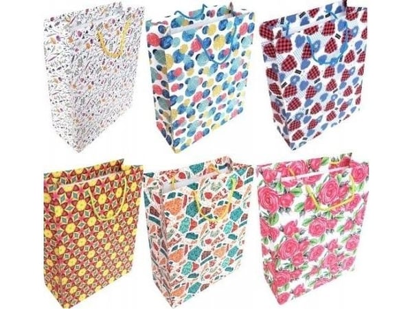 Julepynt MFP papir Pyntepose matt 32x42x14cm blanding FRISK