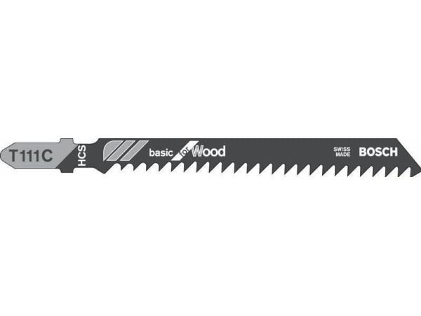 Bosch CHISEL RING T 111 C 100 stycken trä