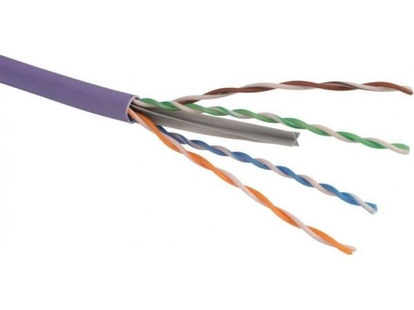 Solarix - Samlet kabel - 500 m - UTP - CAT 6 - halogenfri - purpur