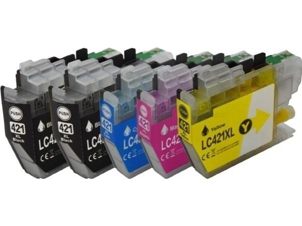 Peach PI500-378, høy (XL) kapasitet, svart, blå, magenta, gul, 15 ml, 10 ml, 5 stk, 500 sider