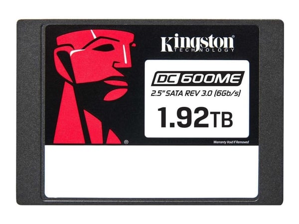 Kingston DC600ME - SSD - Mixed Use - krypterat - 1.92 TB - inbyggd - 2.5" - SATA 6Gb/s - 256 bitars AES - TCG Opal Encryption 2.0