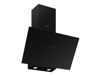 SILVERLINE Ask SL 3461-60 SR - Panser - skorsteinvinklet - bredde: 59.6 cm - dybde: 34 cm - ekstraksjon og resirkulasjon (-) - svart