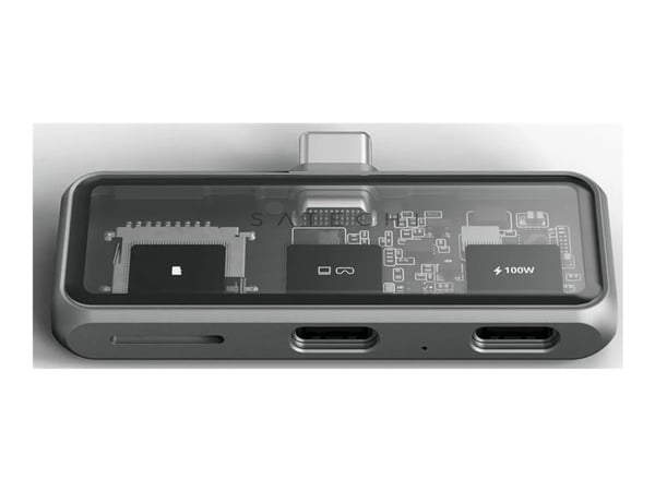 Satechi Mobile XR Hub - telakointiasema - älypuhelimelle, kannettavalle tietokoneelle, tabletille - USB-C x 2