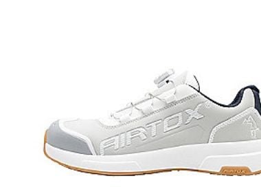 Airtox sikkerhedssko str. 45 - FX11, clean white, PRO smart lacing, styrosofr sål 3.0